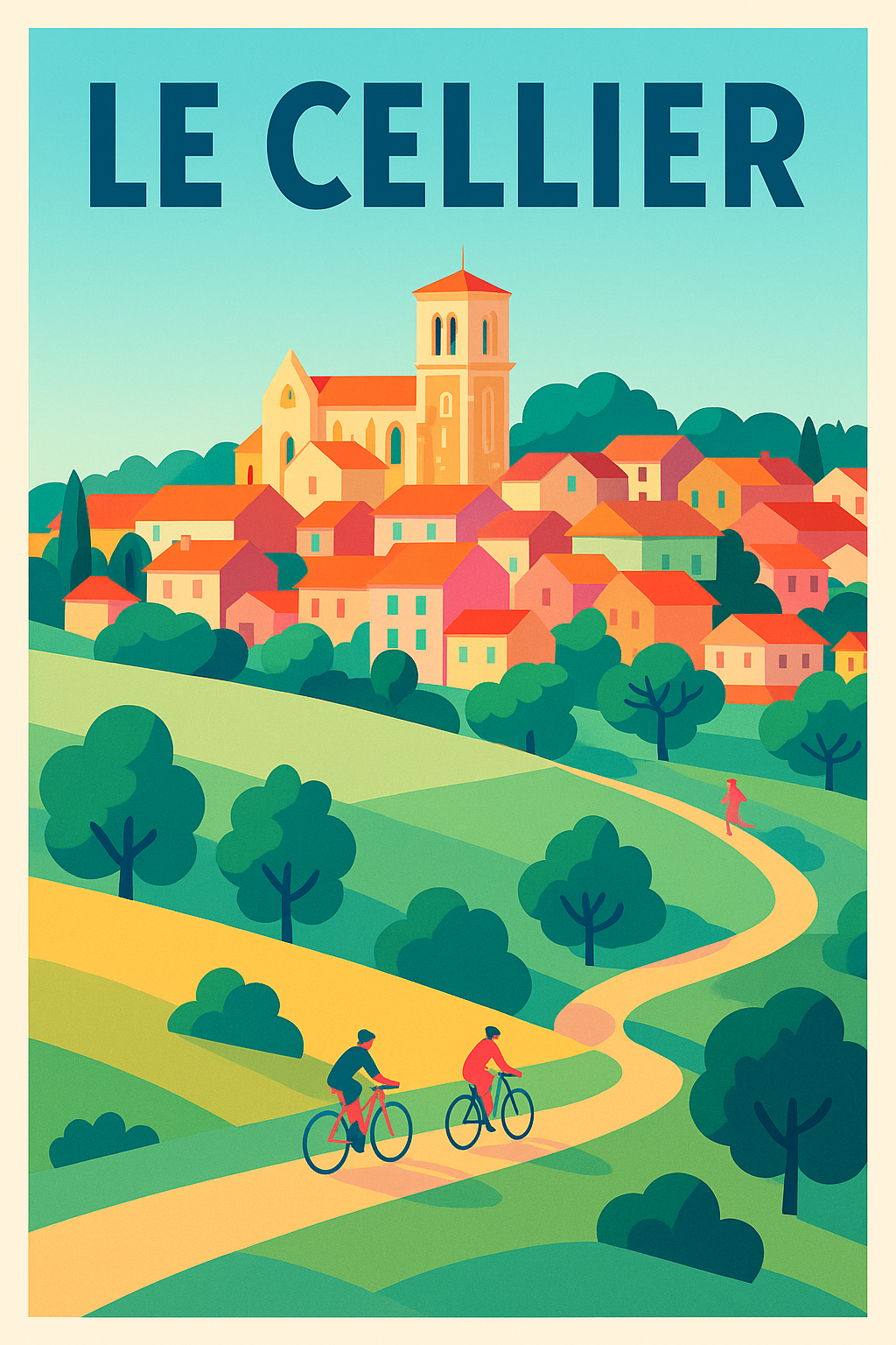 Affiche de Le Cellier - L'élégance paisible de la campagne ligérienne