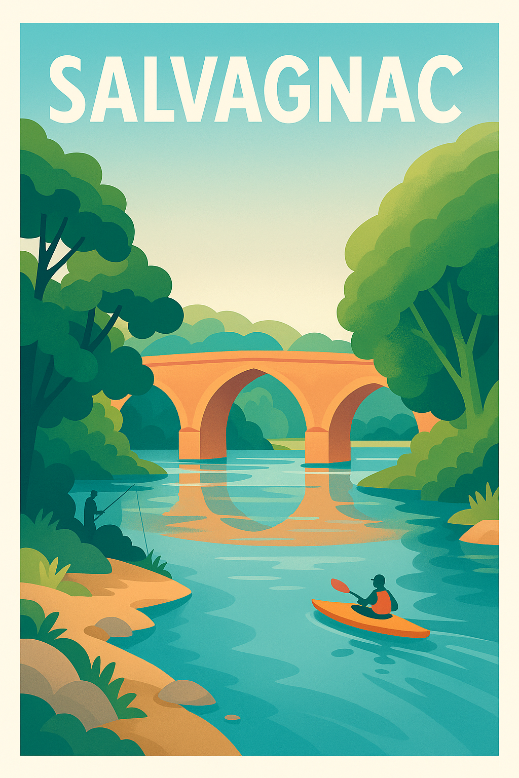 Affiche de Salvagnac - Escapade Nature au Fil de l'Eau