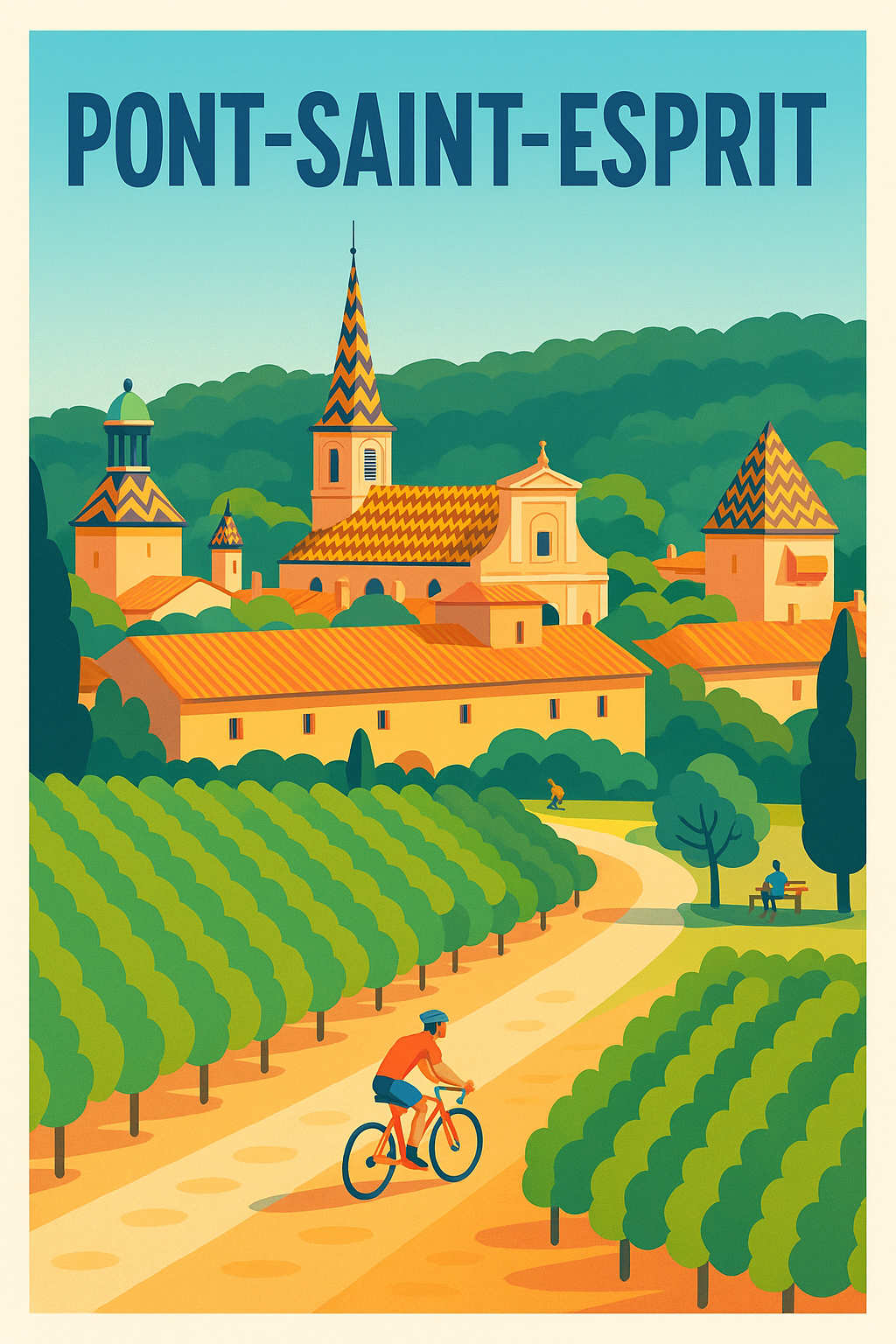 Affiche de Pont-Saint-Esprit - Évasion nature et patrimoine