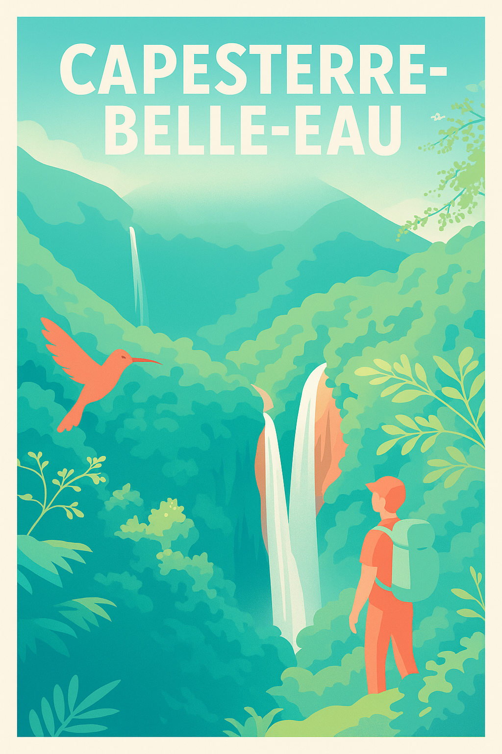 Affiche de Capesterre-Belle-Eau - Évasion nature et cascade enchantée