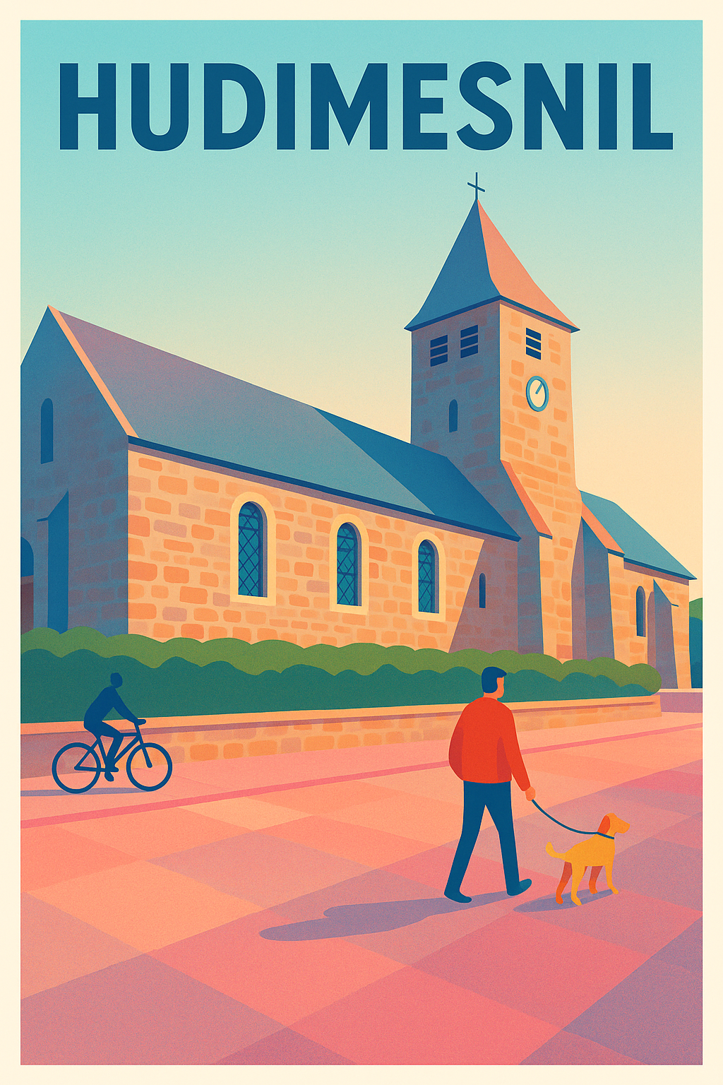 Affiche de Hudimesnil - Charme et Sérénité en Normandie