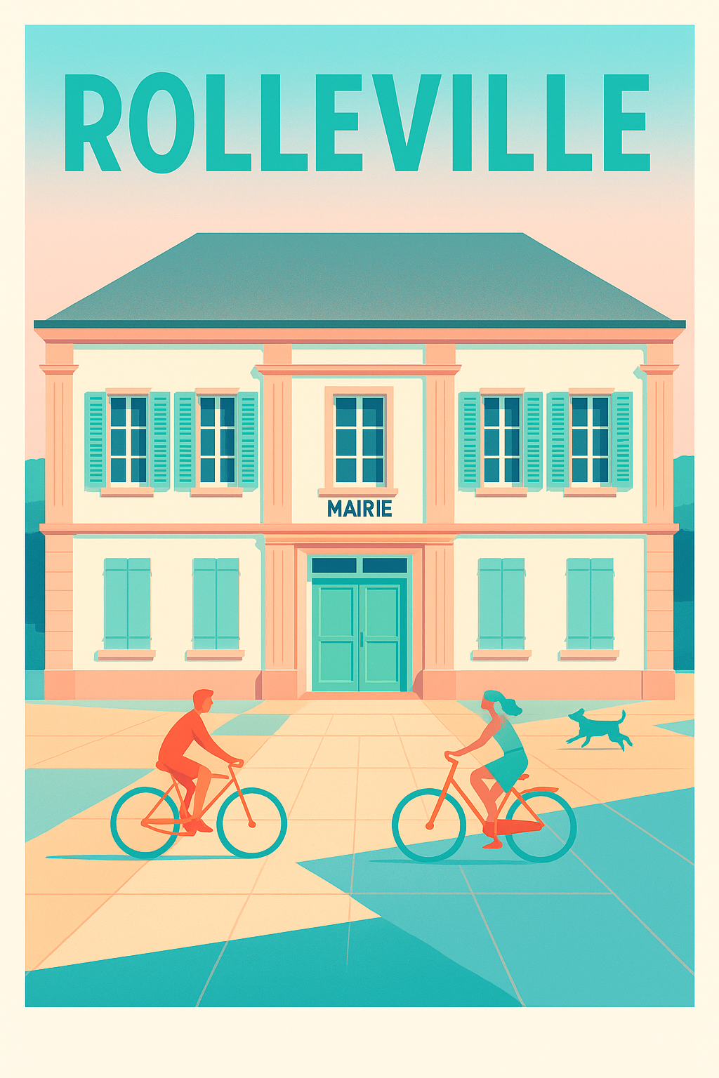 Affiche de Rolleville - Douceur de vivre au cœur du village