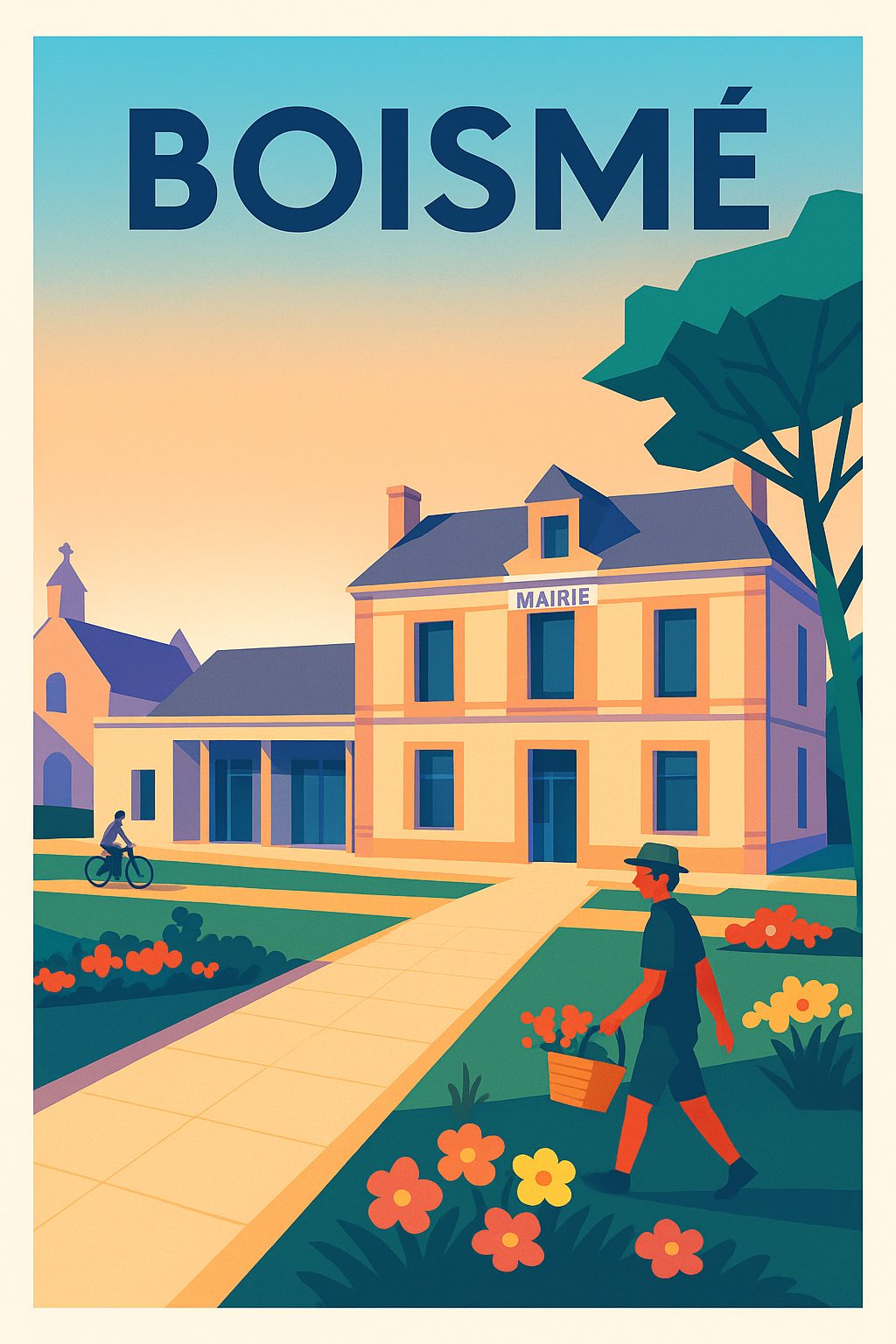 Affiche de Boismé - Charme paisible et douceur de vivre