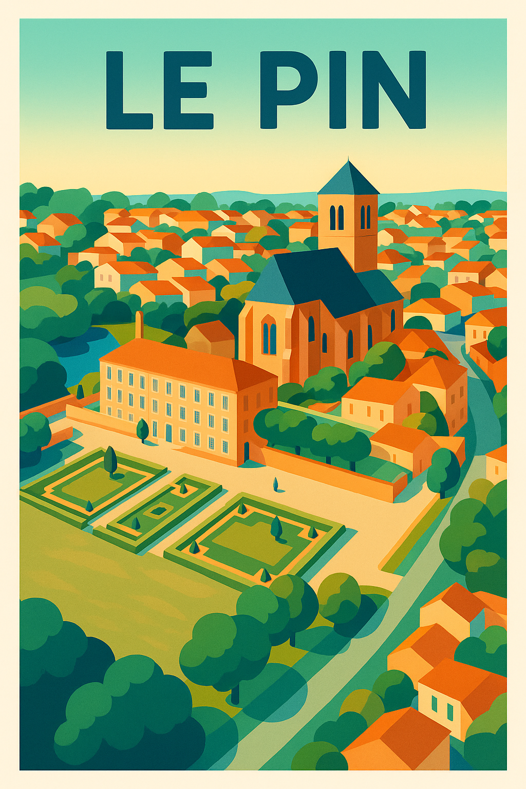 Affiche de Le Pin - Charme authentique d’un village pittoresque