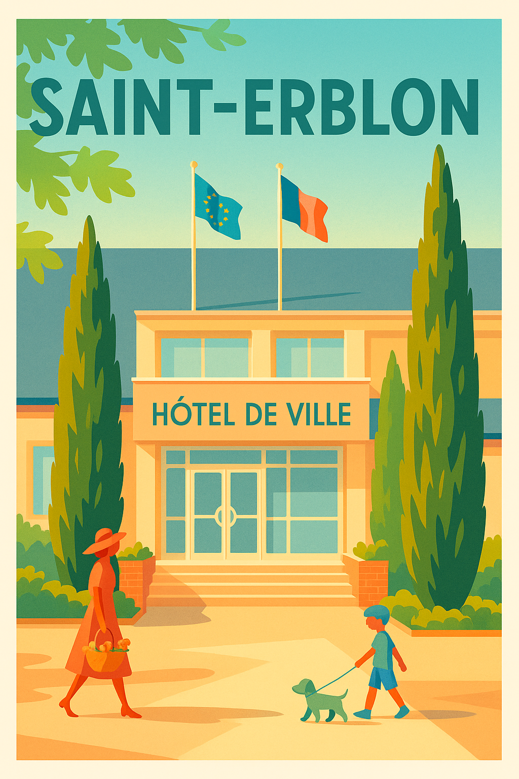 Affiche de Saint-Erblon - Charme paisible au cœur de la ville
