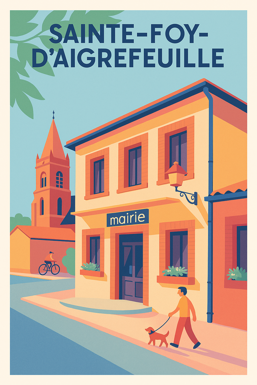 Affiche de Sainte-Foy-d'Aigrefeuille - Sérénité et charme local