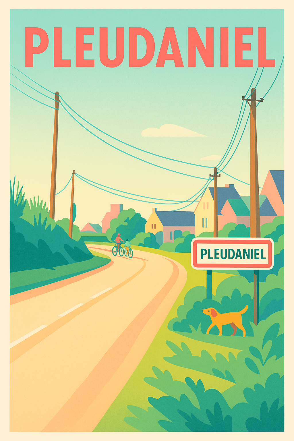 Affiche de Pleudaniel - Une échappée paisible en Bretagne