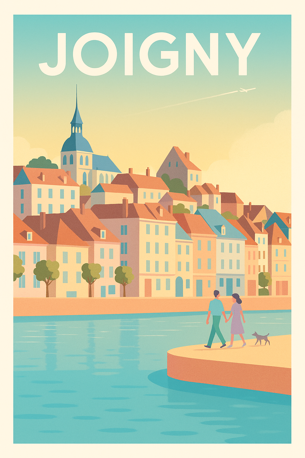 Affiche de Joigny - Charme paisible au bord de l'Yonne
