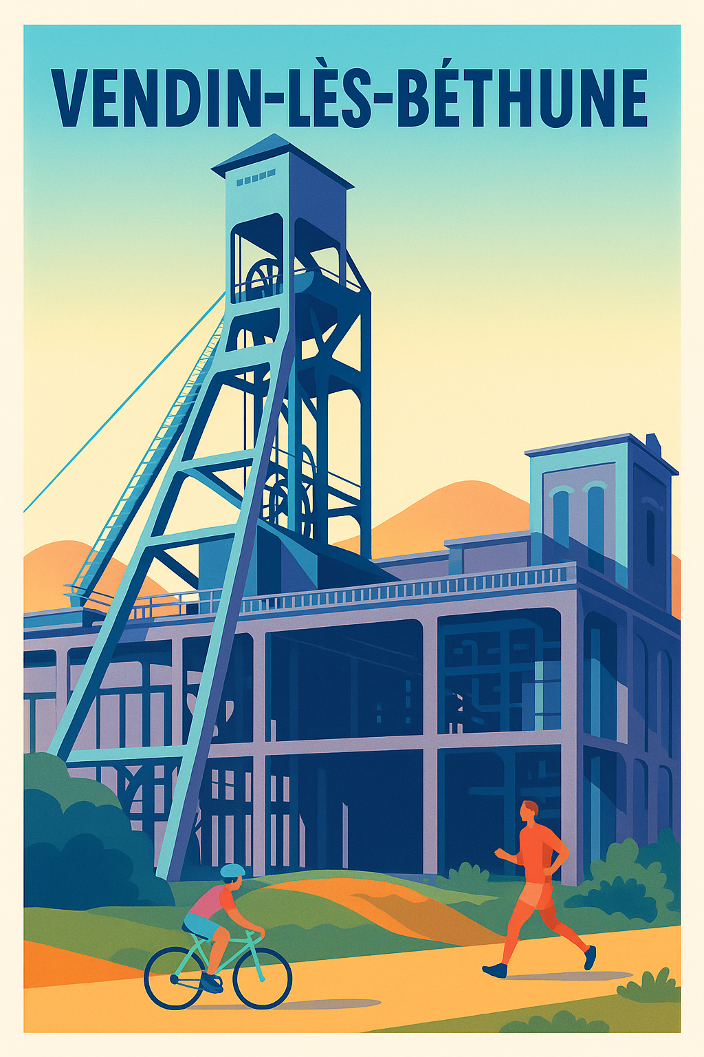 Affiche de Vendin-lès-Béthune - Héritage industriel en pleine nature