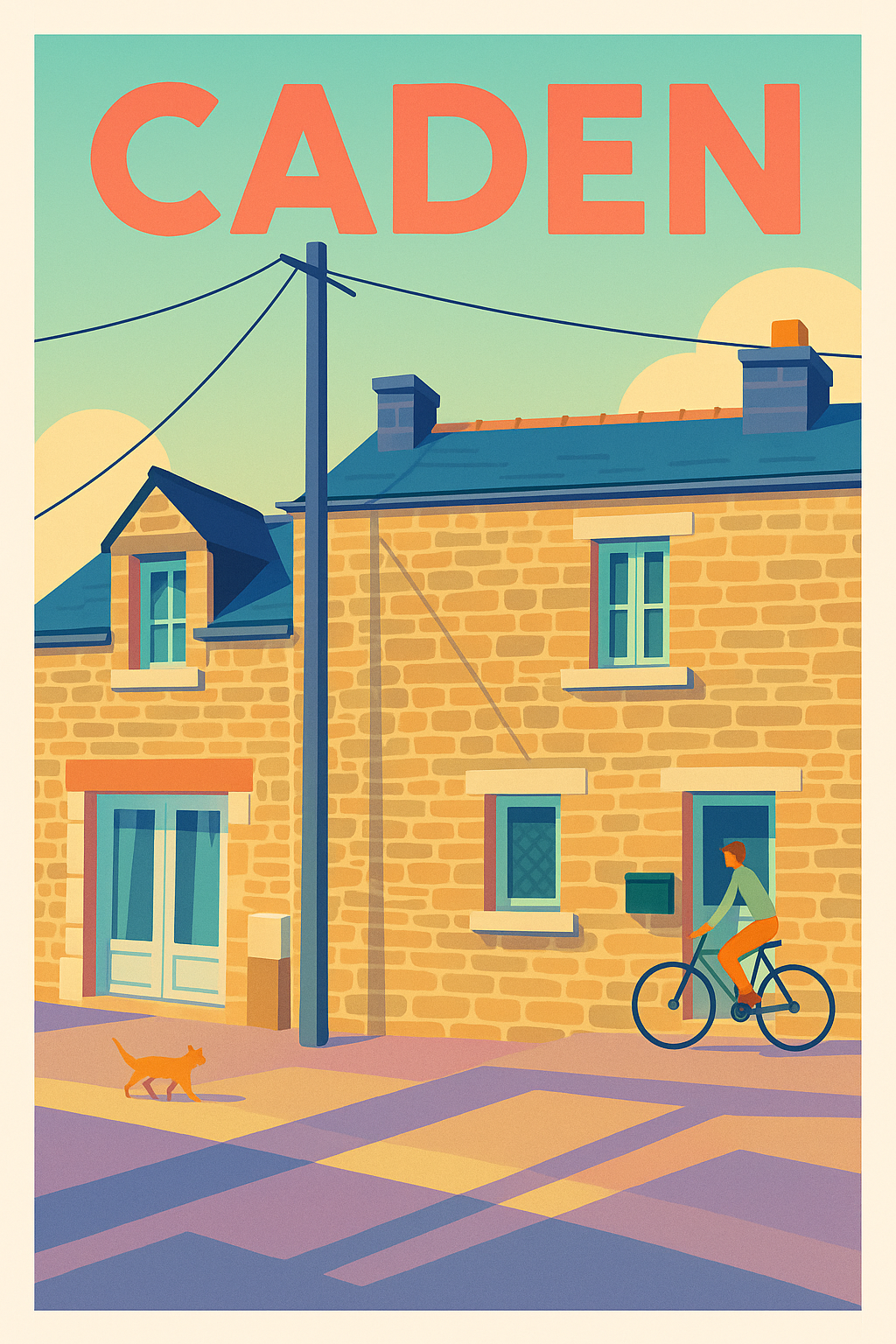 Affiche de Caden - Douceur et lumière d'un village breton