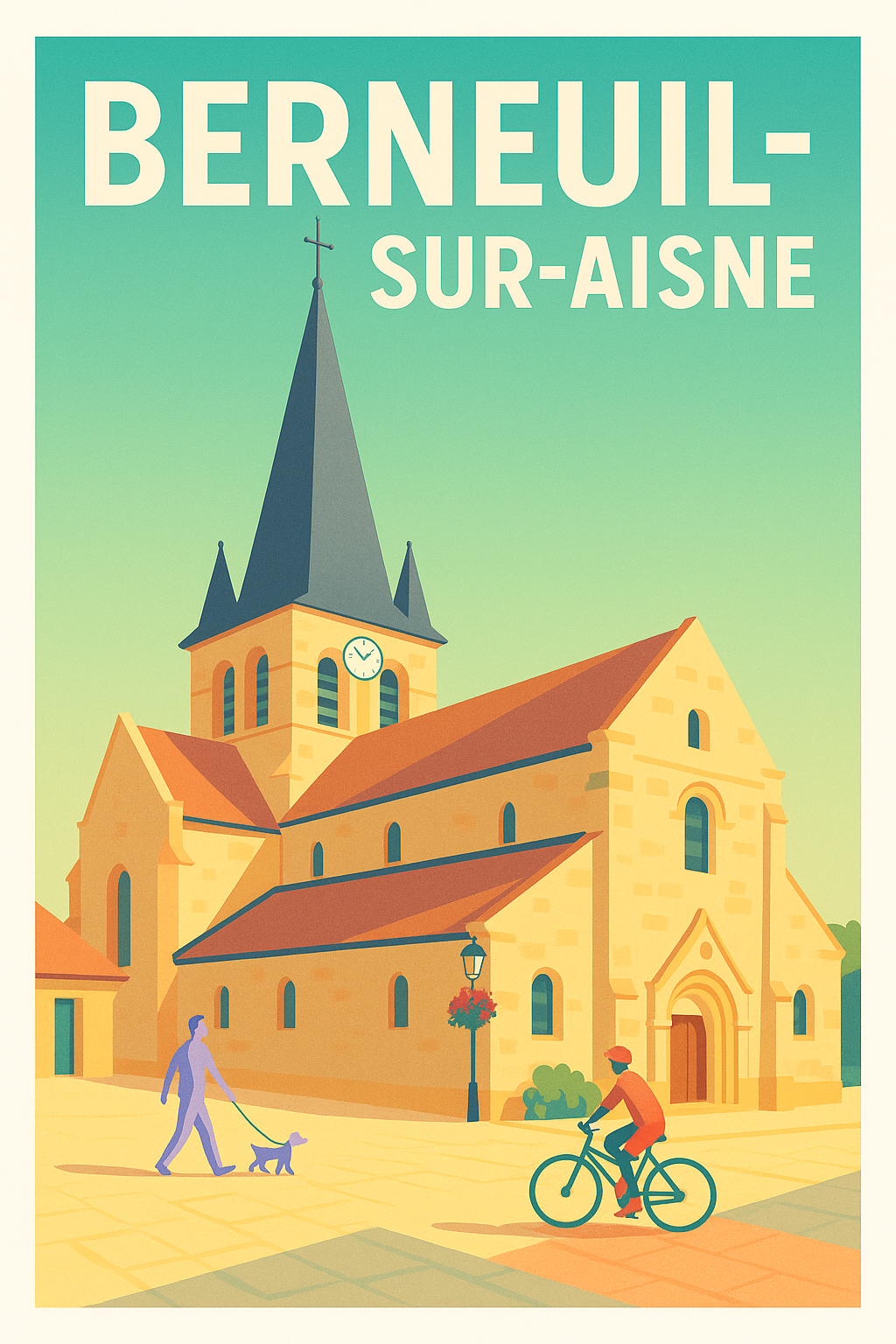Affiche de Berneuil-sur-Aisne - Charme et tranquillité au cœur du village