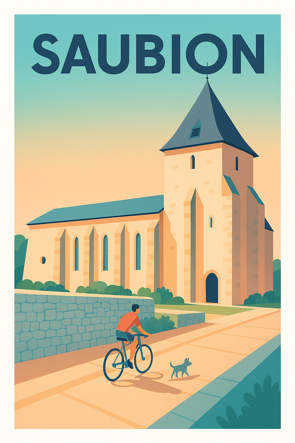 Affiche de Saubion - Charme et sérénité basque