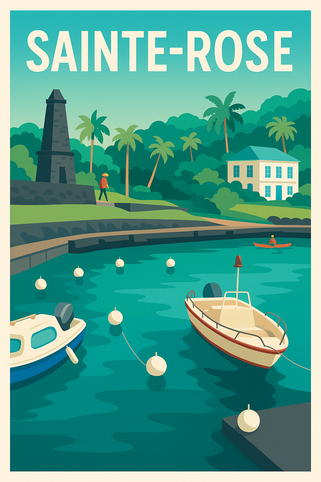 Affiche de Sainte-Rose - L'escapade paisible au bord de l'eau