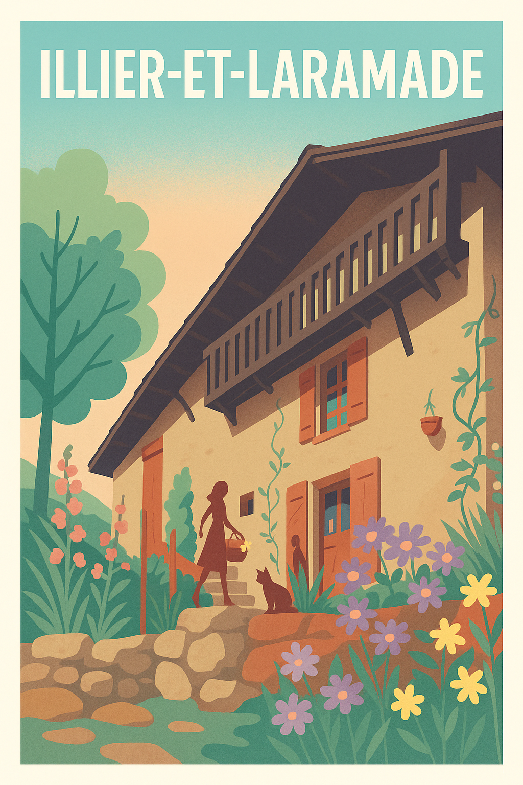 Affiche de Illier-et-Laramade - Charme bucolique et douceur de vie