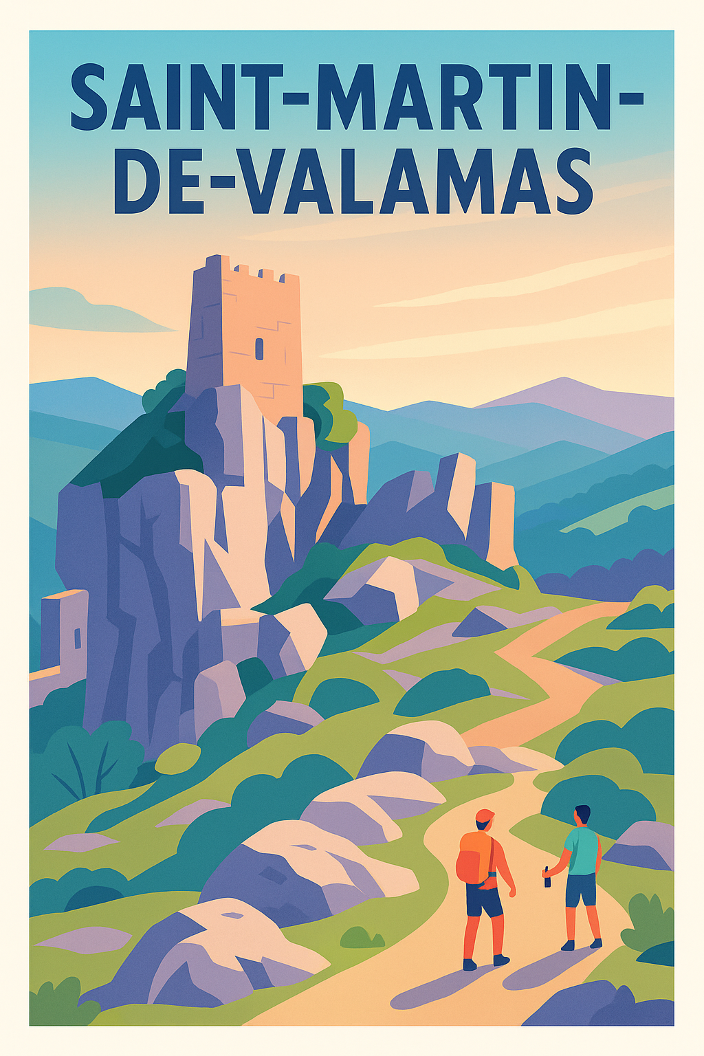 Affiche de Saint-Martin-de-Valamas - Une escapade nature au cœur des montagnes