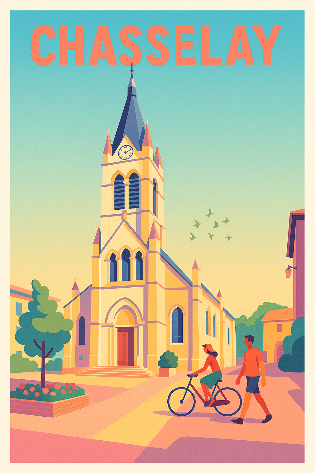 Affiche de Chasselay - Charme paisible et authenticité