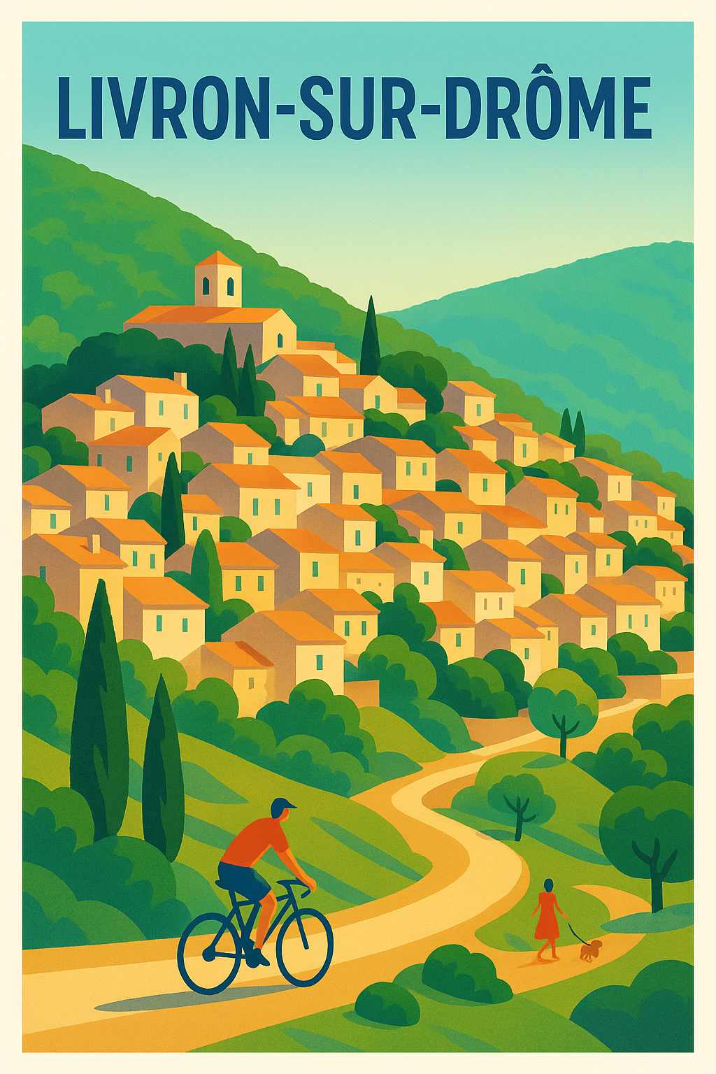 Affiche de Livron-sur-Drôme - Charme et naturel en pleine nature