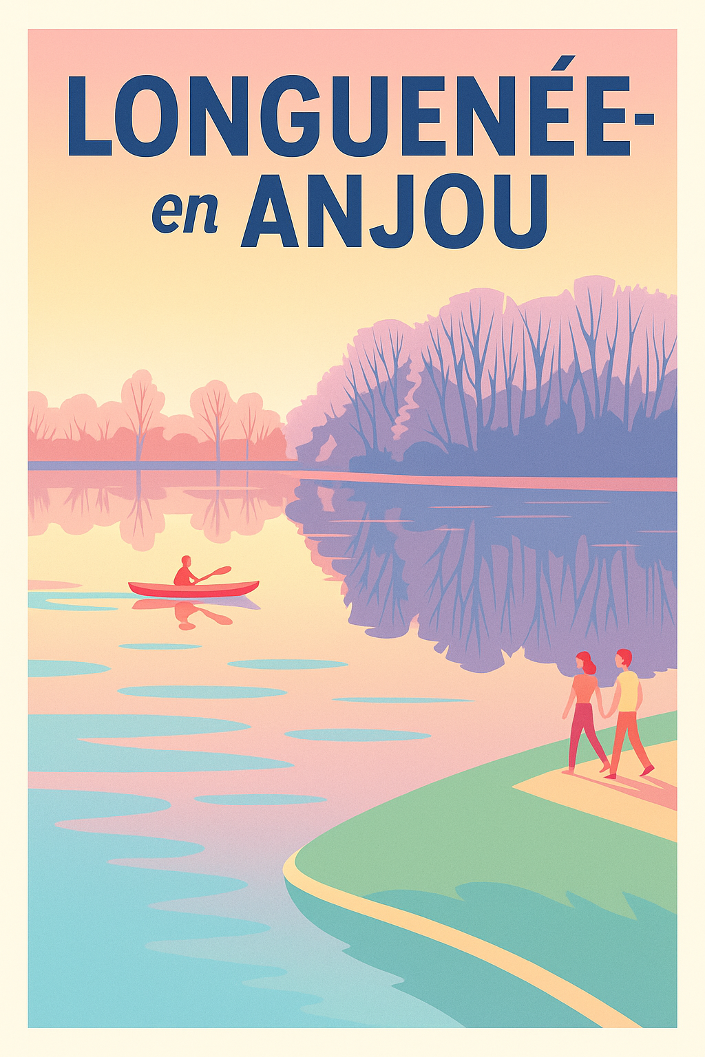 Affiche de Longuenée-en-Anjou - Évasion au fil de l'eau