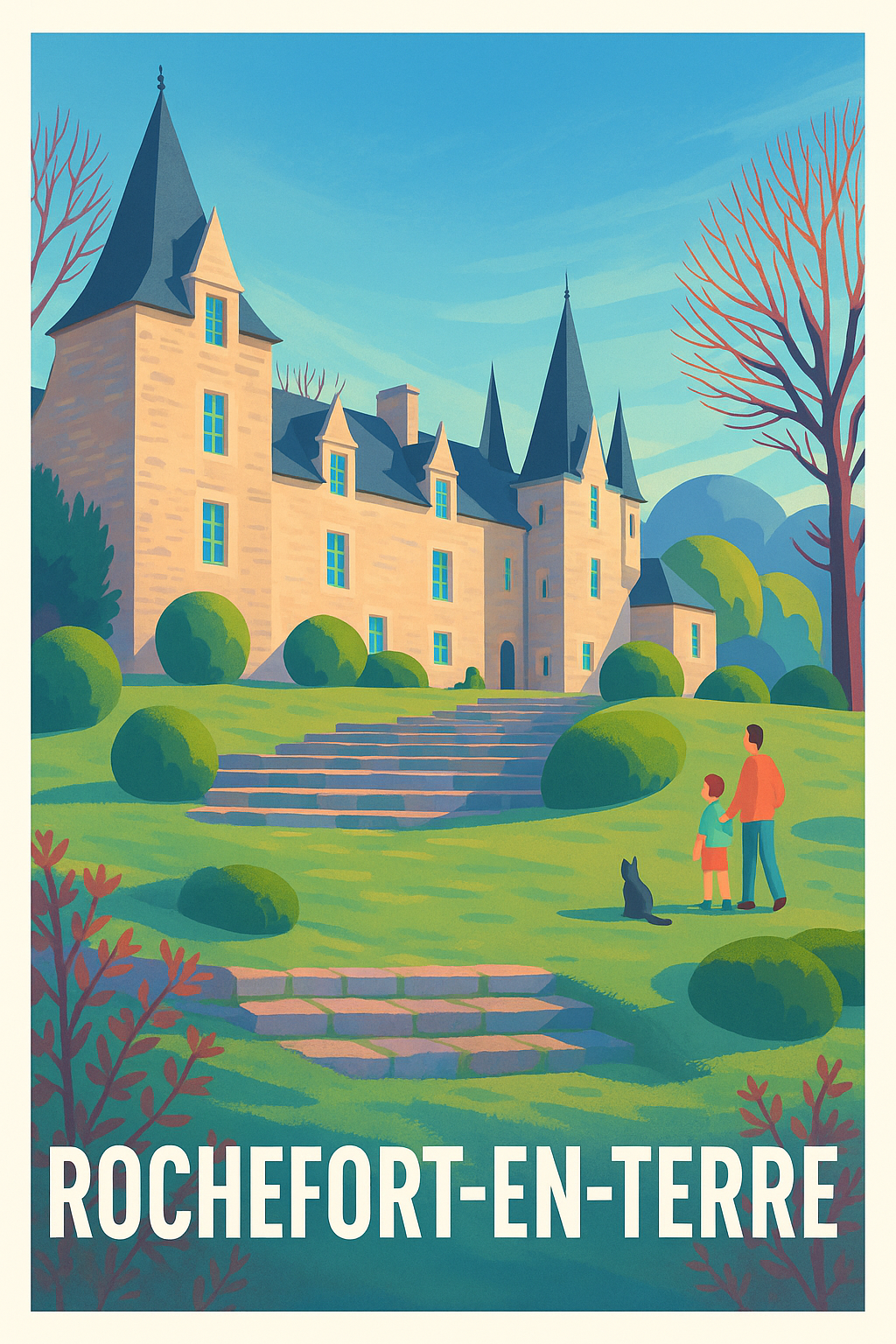 Affiche de Rochefort-en-Terre - Charme et histoire bretonne
