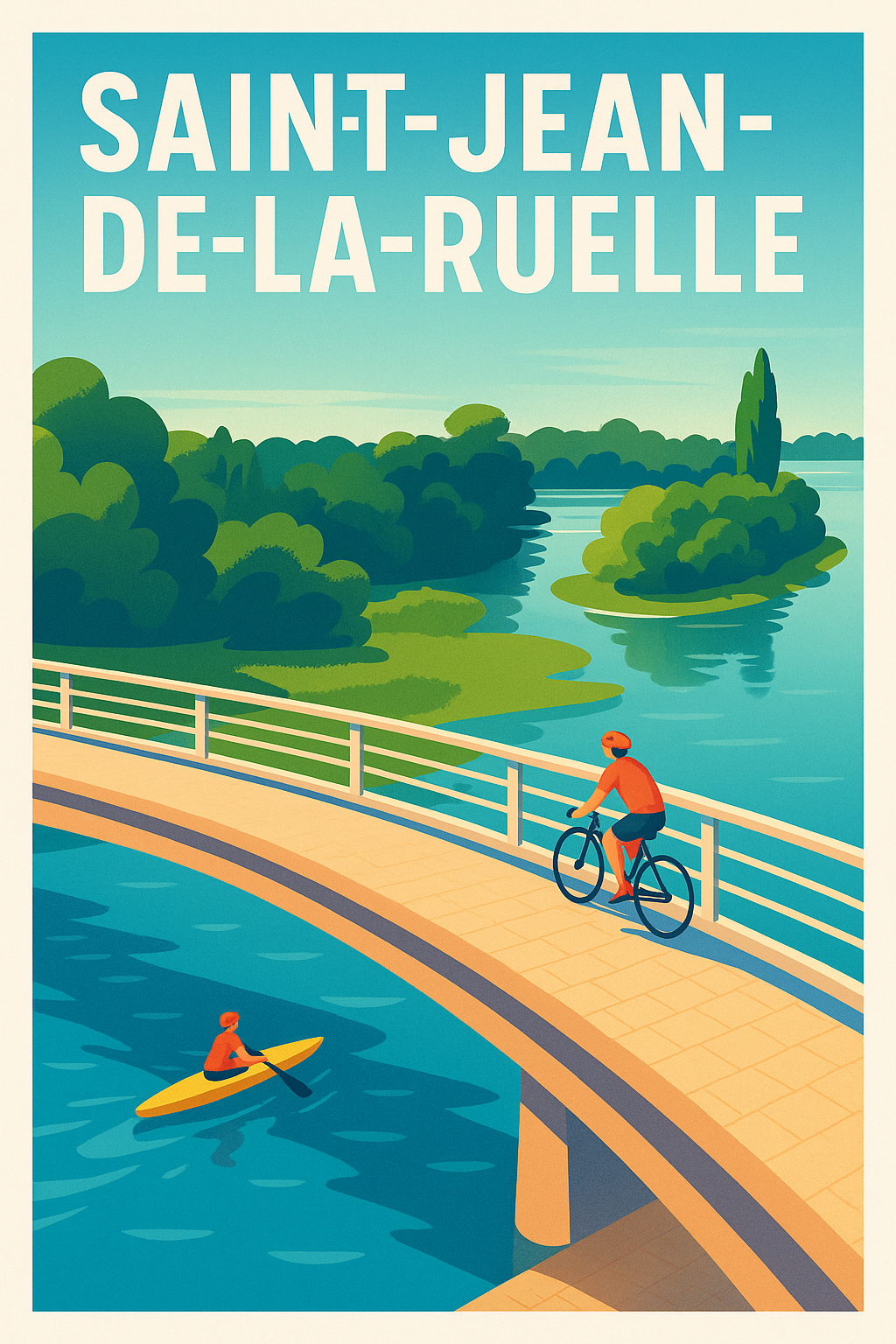 Affiche de Saint-Jean-de-la-Ruelle - L'évasion au fil de l'eau