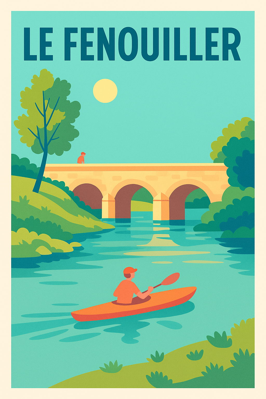 Affiche de Le Fenouiller - Sérénité entre nature et eau