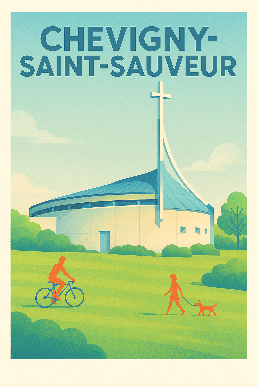 Affiche de Chevigny-Saint-Sauveur - Nature et modernité au cœur de la ville