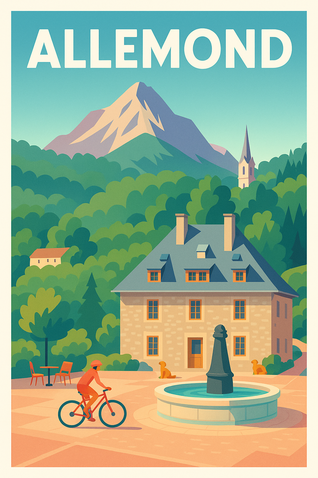 Affiche de Allemond - Charme et nature au cœur des Alpes