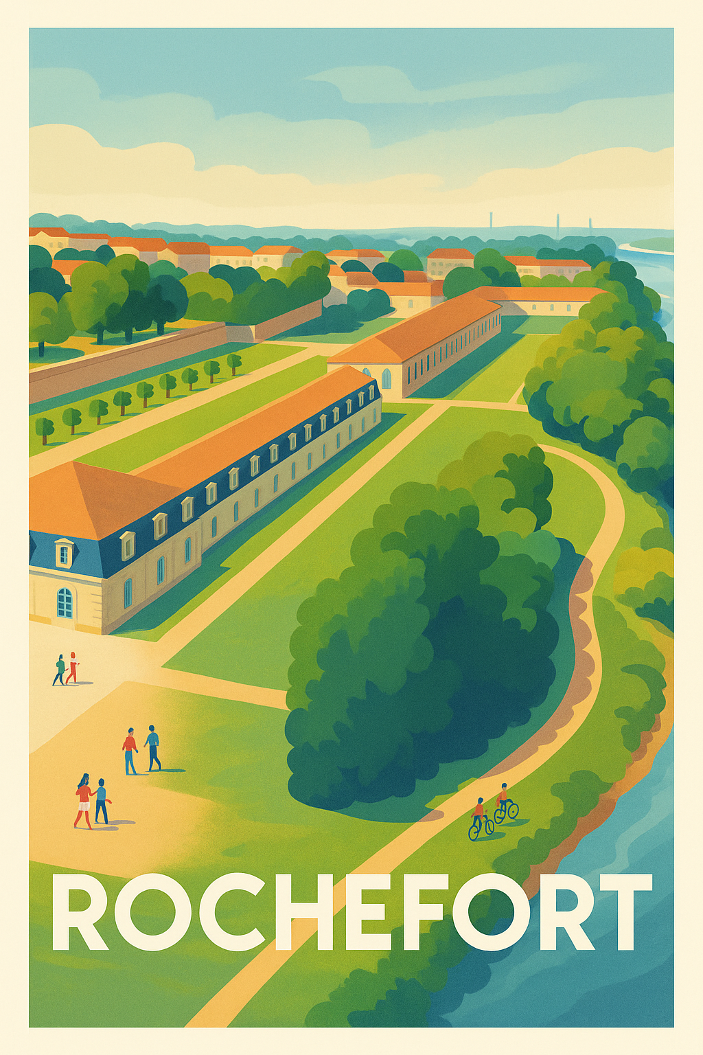 Affiche Rochefort - Charme et Histoire en bord de Charente