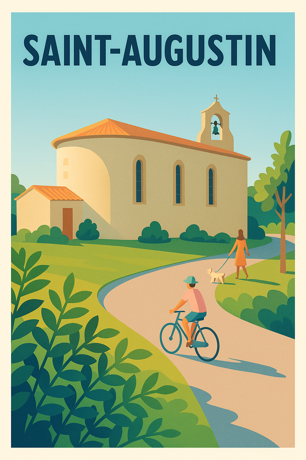 Affiche de Saint-Augustin - Un havre de paix et nature