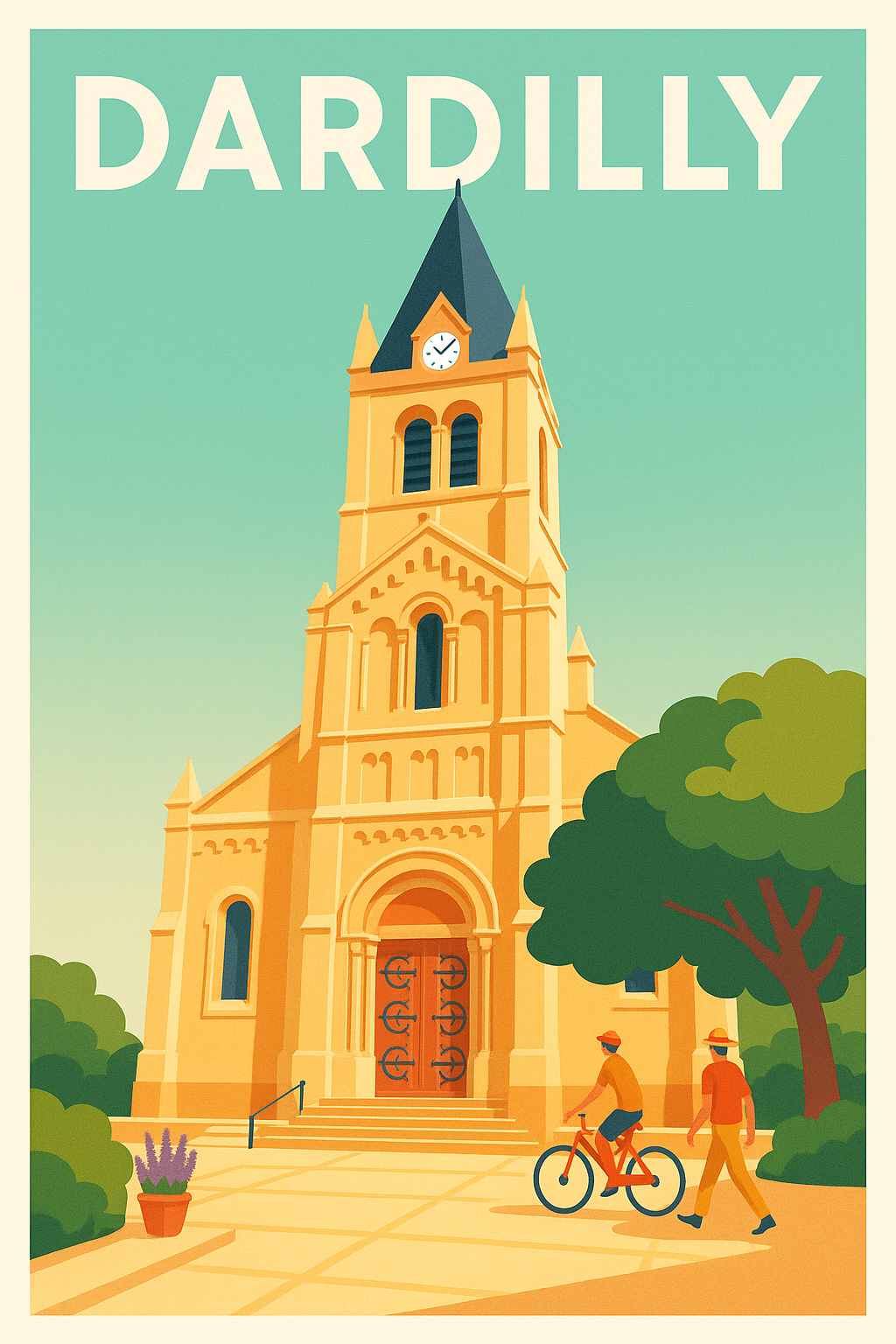 Affiche de Dardilly - Charme authentique et douceur de vivre