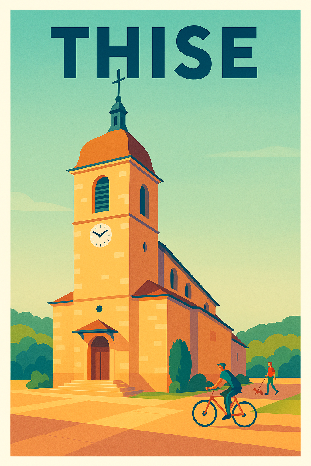 Affiche de Thise - L'Église au cœur de la vie locale