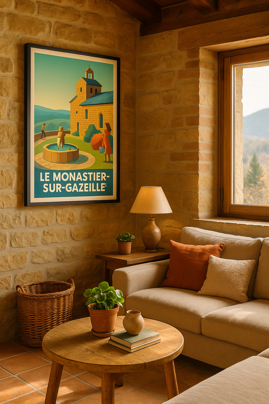 Mise en situation Affiche de Le Monastier-sur-Gazeille - Escapade paisible au cœur de l'Auvergne