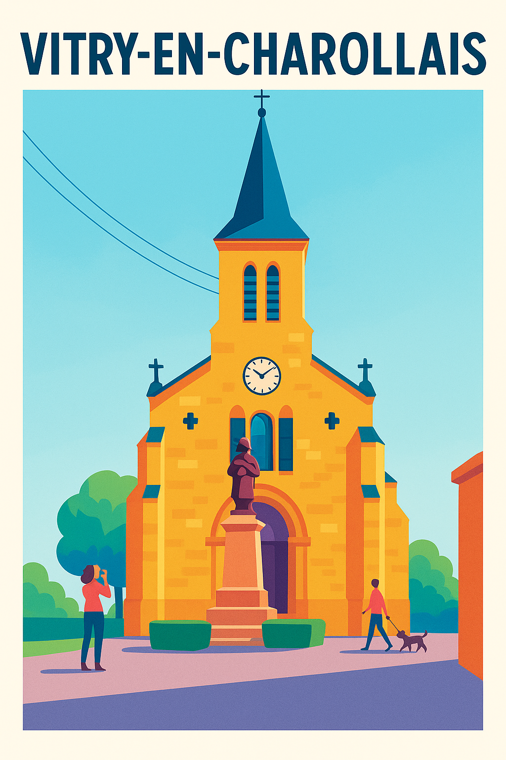 Affiche de Vitry-en-Charollais - Charme et Sérénité au Cœur du Charolais
