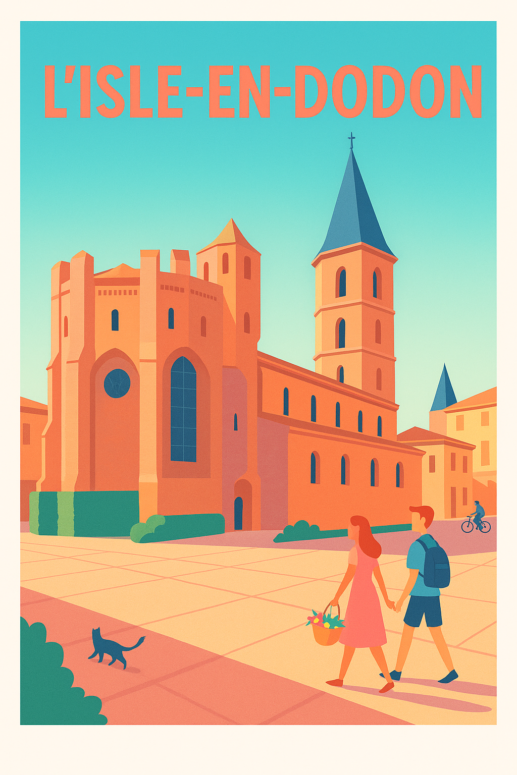 Affiche de L'Isle-en-Dodon - Charme et sérénité au cœur de la ville