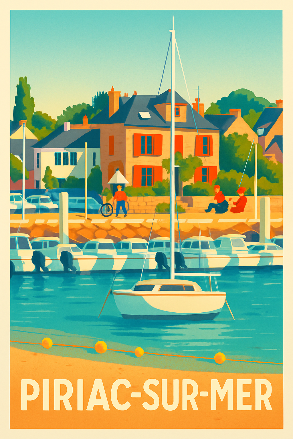 Affiche de Piriac-sur-Mer - Charme et douceur d'un port breton