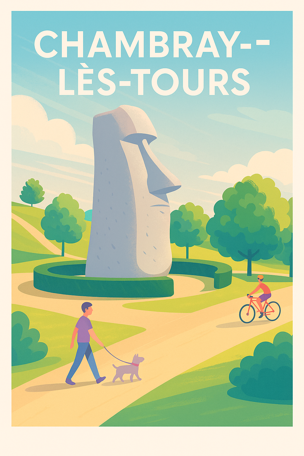 Affiche de Chambray-lès-Tours - Un coin de nature et de détente