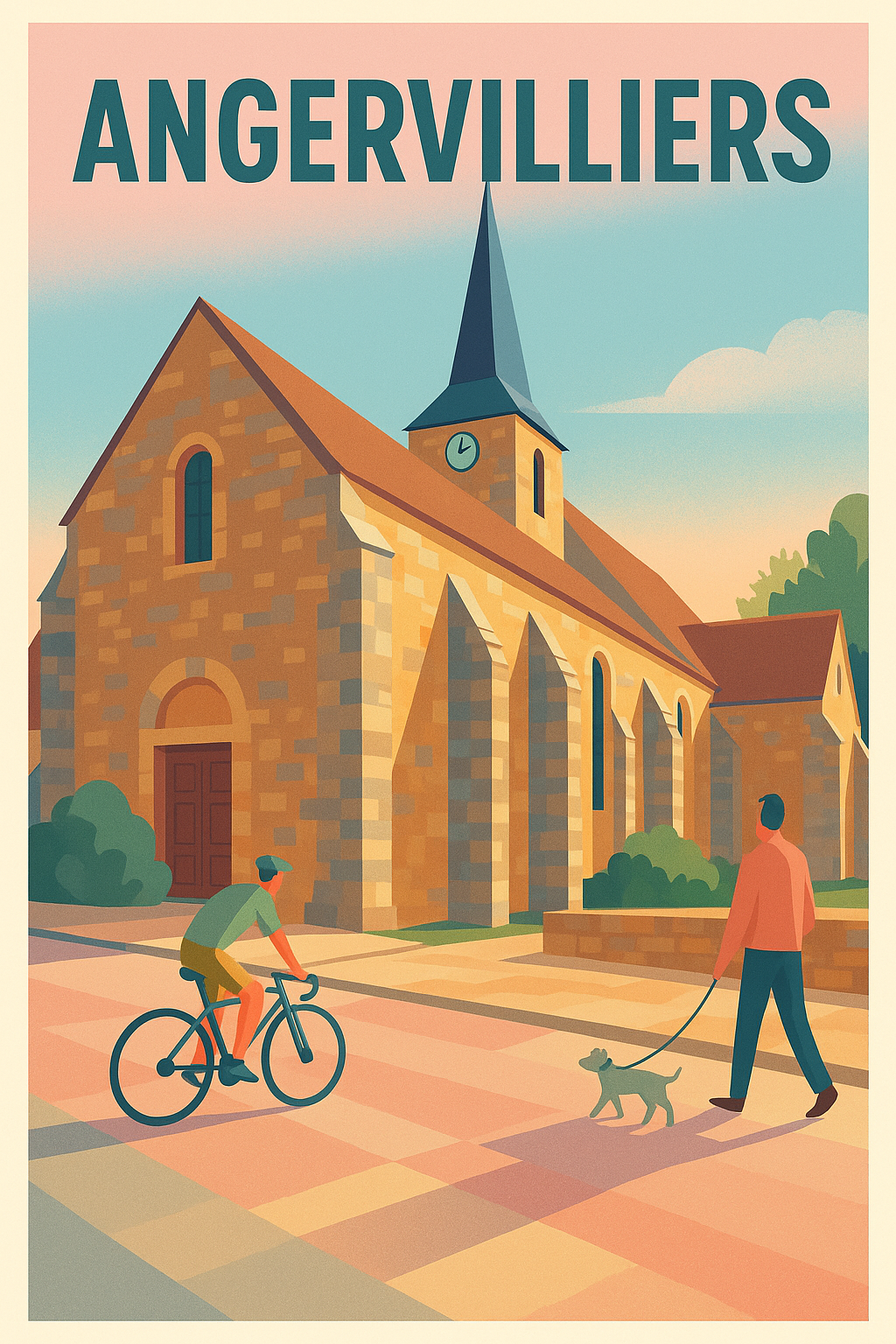 Affiche de Angervilliers - Charme et sérénité au cœur du village