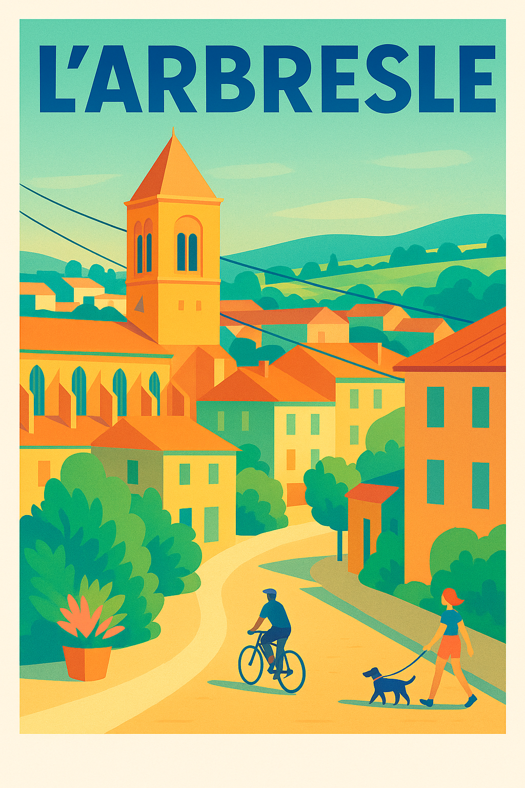 Affiche de L'Arbresle - Charme et sérénité au cœur du Rhône