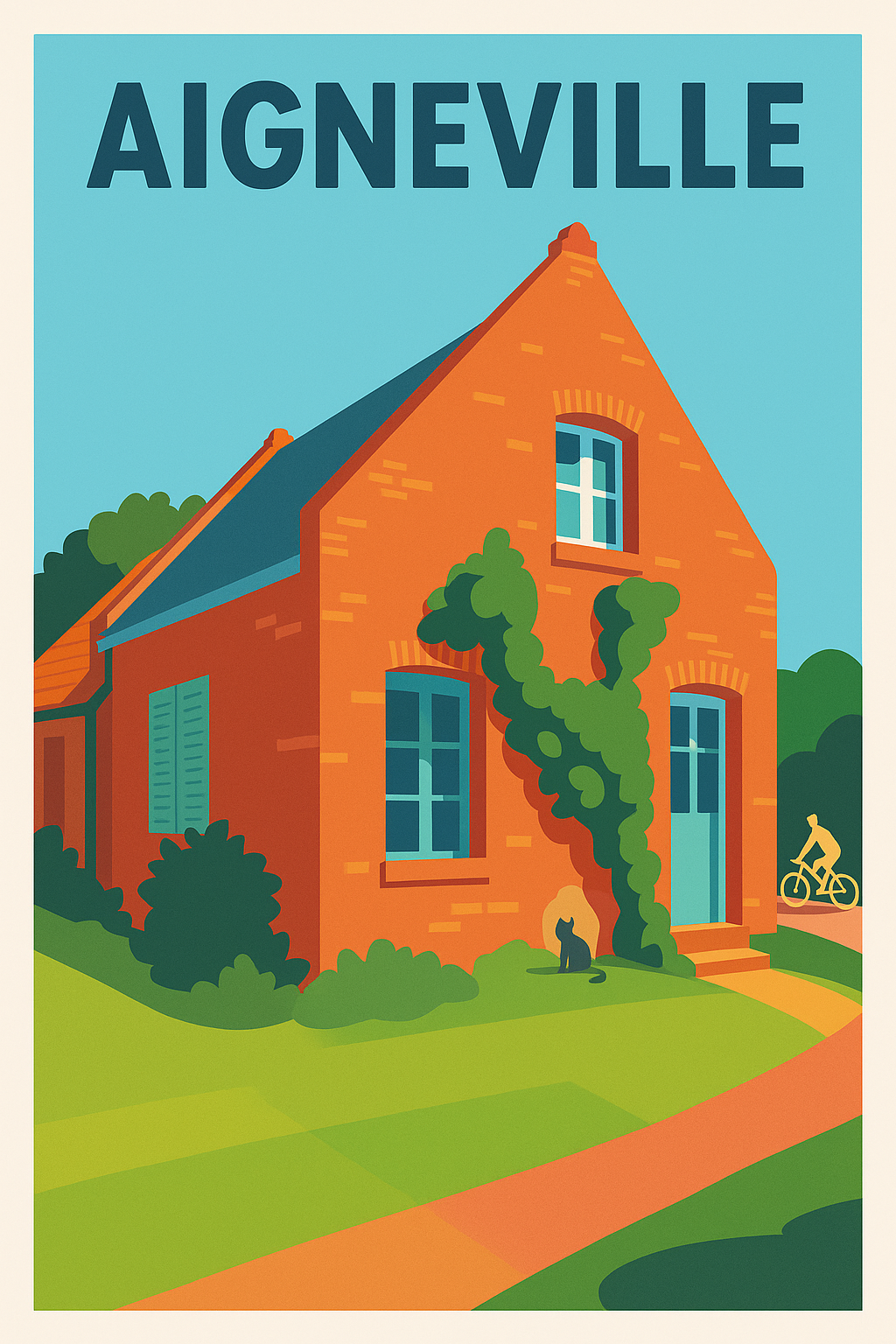 Affiche de Aigneville - Charme et sérénité d'une maison briarde