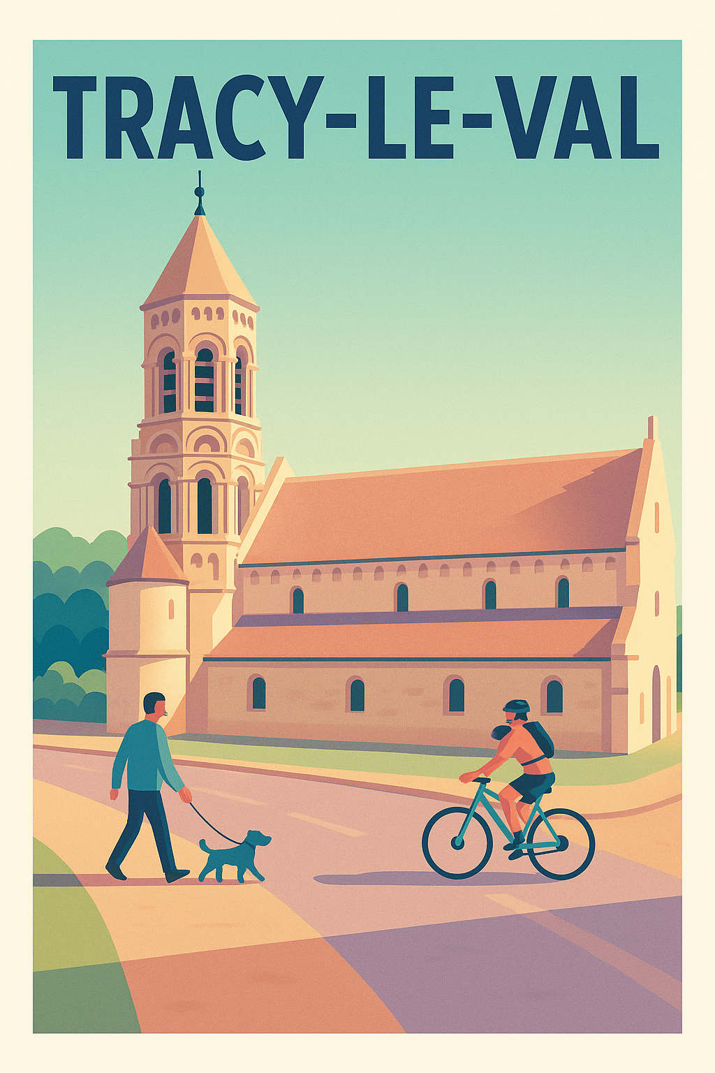 Affiche de Tracy-le-Val - Harmonie entre nature et patrimoine