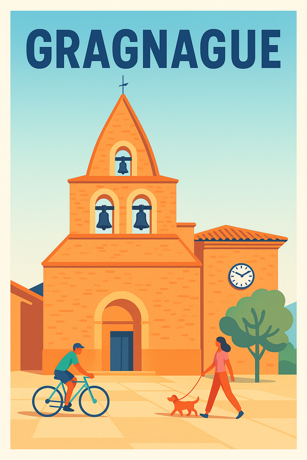 Affiche de Gragnague - Charme et douceur de la vie locale