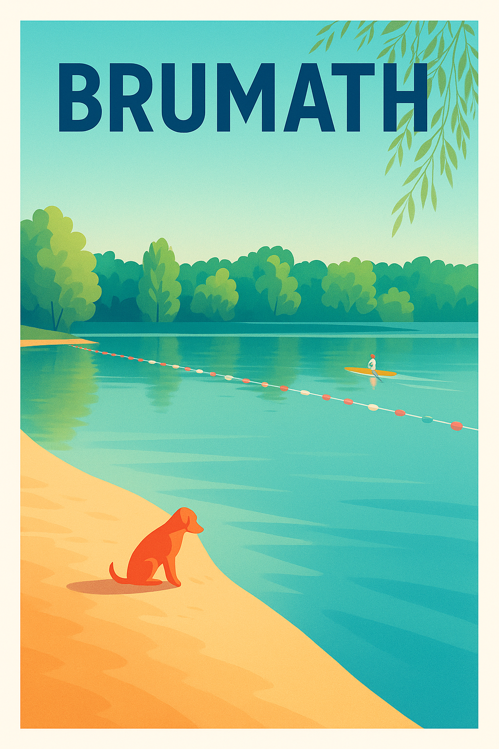Affiche de Brumath - Escapade au bord de l'eau paisible