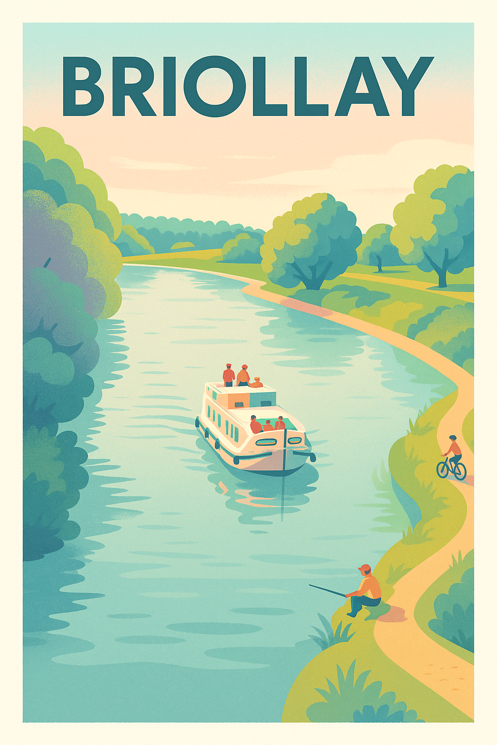 Affiche de Briollay - Évasion bucolique au fil de l'eau