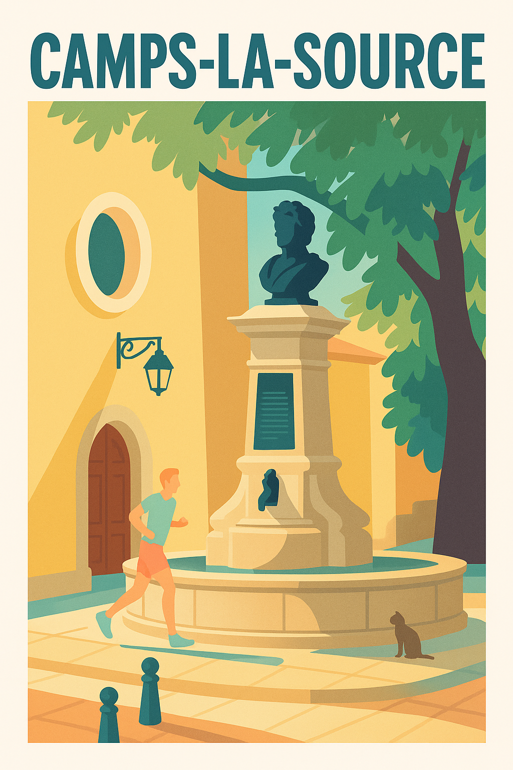 Affiche de Camps-la-Source - Charme et Sérénité Provençale