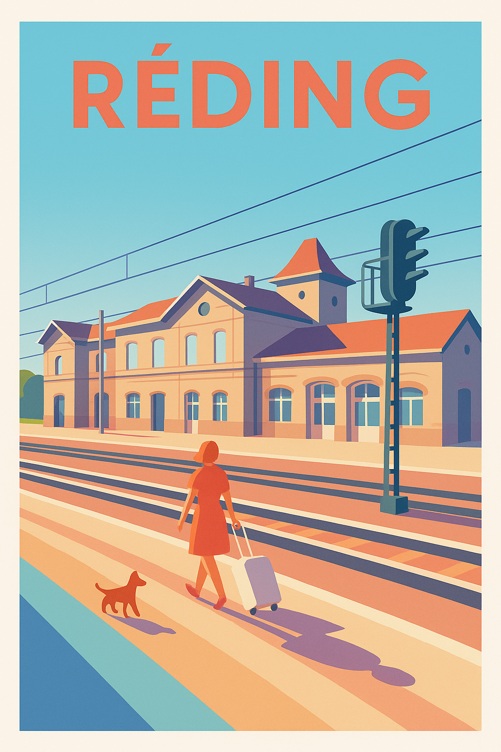 Affiche de Réding - Escapade urbaine et douce compagnie