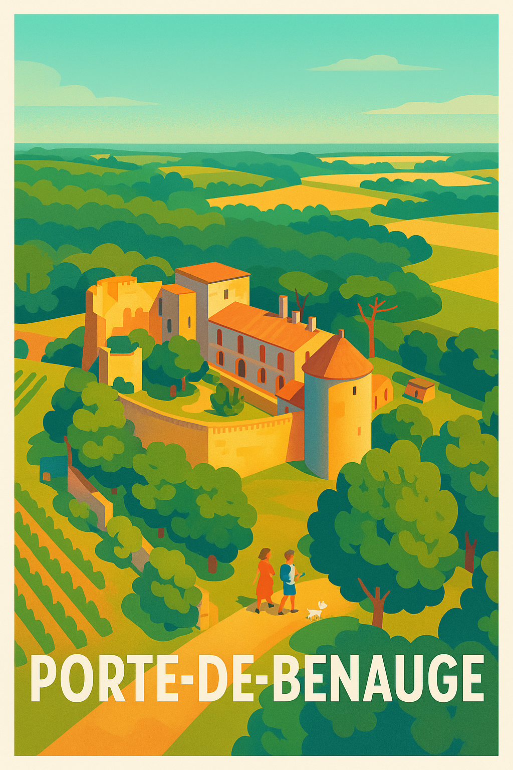 Affiche de Porte-de-Benauge - Charme campagnard authentique