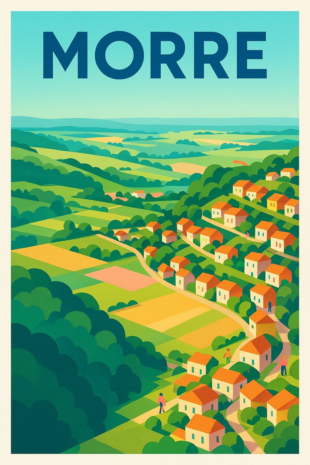 Affiche de Morre - Charme bucolique et douceur de vivre