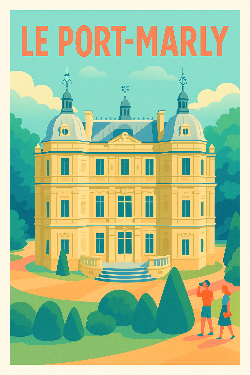 Affiche de Le Port-Marly - Élégance et patrimoine au cœur de la ville