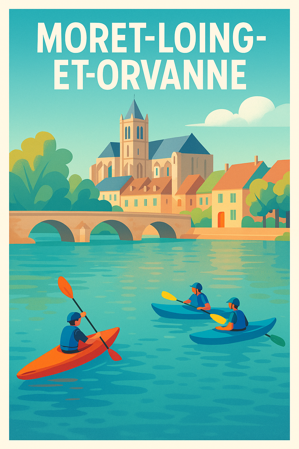 Affiche de Moret-Loing-et-Orvanne - Escapade paisible au fil de l'eau