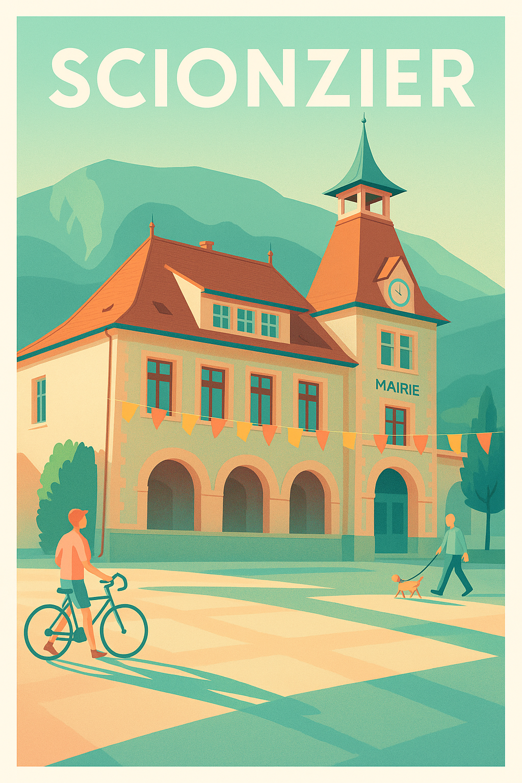 Affiche de Scionzier - Charme paisible en cœur de ville